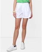 Short 100% Lin Nina blanc