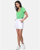 Short 100% Lin Nina blanc