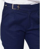 Pantalon 100% Lin Charlie marine