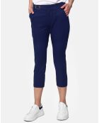 Pantalon 100% Lin Charlie marine