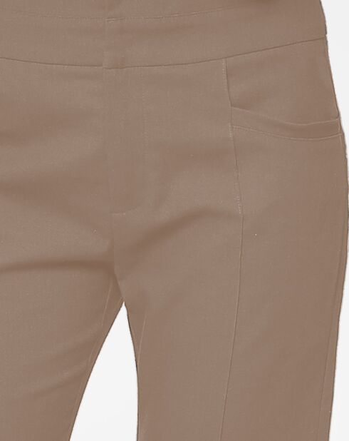 Pantalon 100% Lin Eva désert