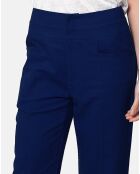 Pantalon 100% Lin Eva marine