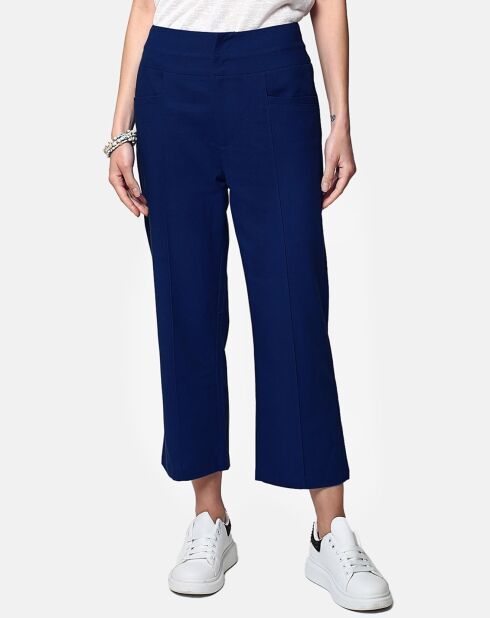 Pantalon 100% Lin Eva marine