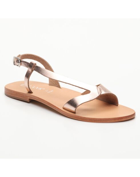 Flo roségouden sandalen