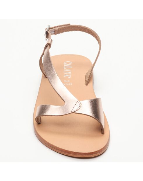 Flo roségouden sandalen