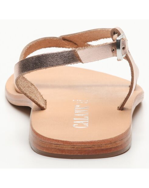 Flo roségouden sandalen