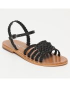 Sandales Gordafafarid noires