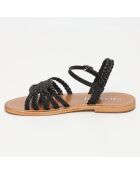 Sandales Gordafafarid noires
