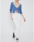 Top noori tie bleu