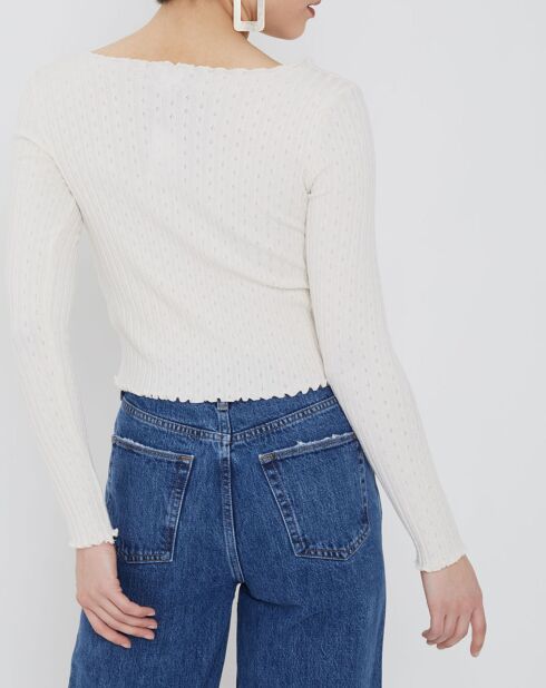 Top noori tie écru