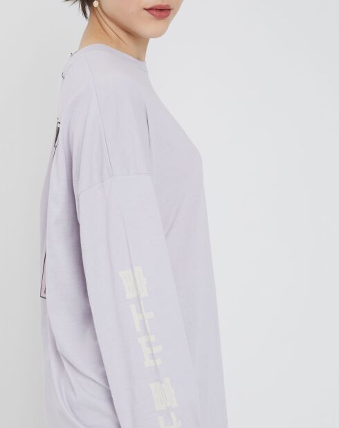 T-Shirt mont fuji lilas