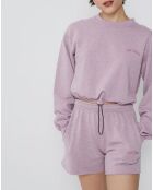 Sweat bubble hem rose clair