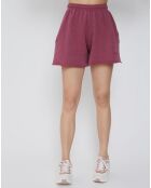 Short jogger framboise