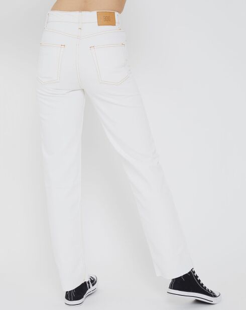 Jean Droit 100% Coton Bio pax blanc