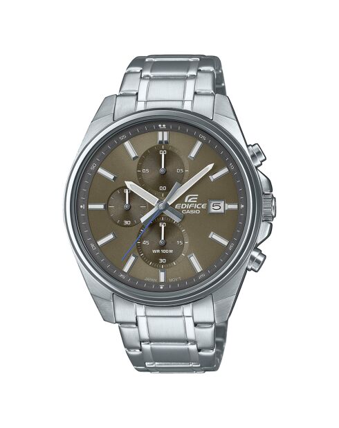 Montre Homme Edifice Classic en Acier inoxydable argentée