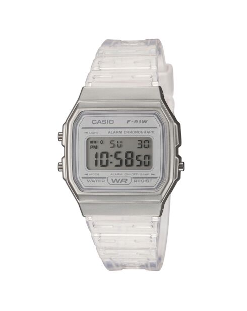Montre Mixte Casio Collection en Résine blanche