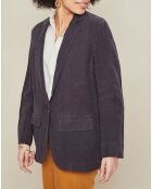 Veste blazer 100% Lin Vaison charcoal