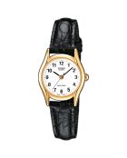Montre Femme Casio Collection en Cuir noire