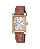 Montre Femme Casio Collection en Cuir marron