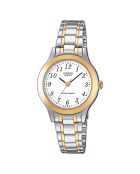 Montre Femme Casio Collection en Acier inoxydable argenté/doré