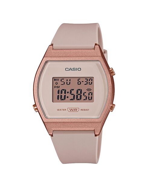 Montre Femme Casio Collection en Résine rose