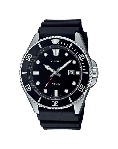 Montre Homme Casio Collection en Résine noire
