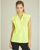 Blouse Glorieux jaune fluo