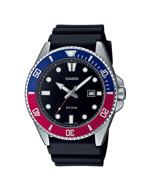 Montre Homme Casio Collection en Résine noire