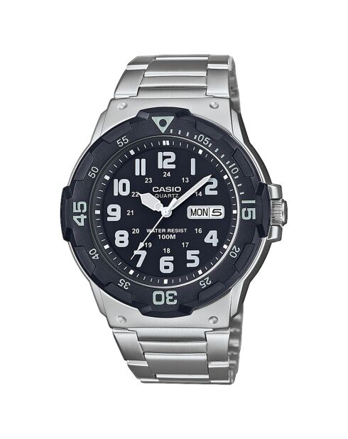 Montre Homme Casio Collection en Acier inoxydable argentée