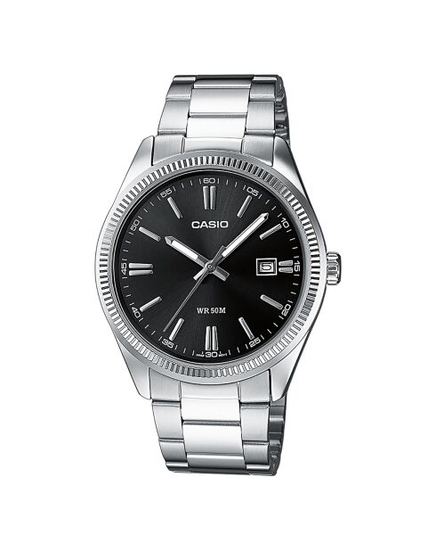 Montre Homme Casio Collection en Acier inoxydable argentée