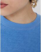 T-Shirt col bateau bleu