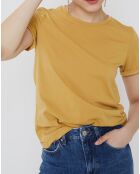 T-Shirt coton organique jaune moyen