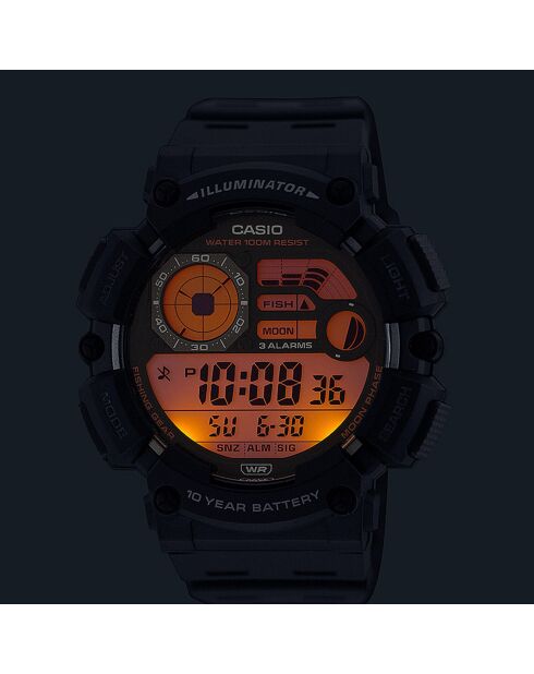 Montre Homme Casio Collection en Résine noire