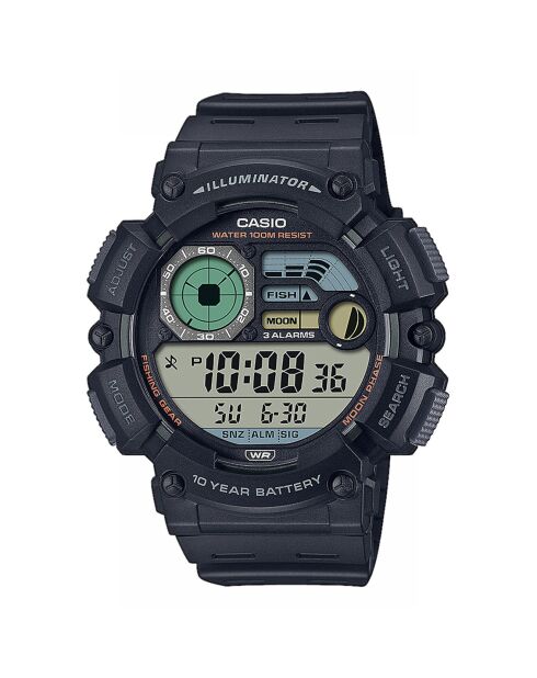 Montre Homme Casio Collection en Résine noire