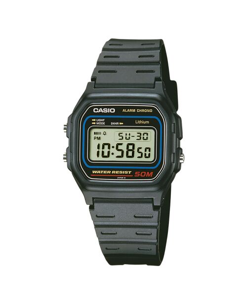 Montre Homme Casio Collection en Résine noire