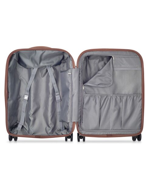 Valise Cabine slim 4 roues doubles Carrousel 55 cm bleu foncé