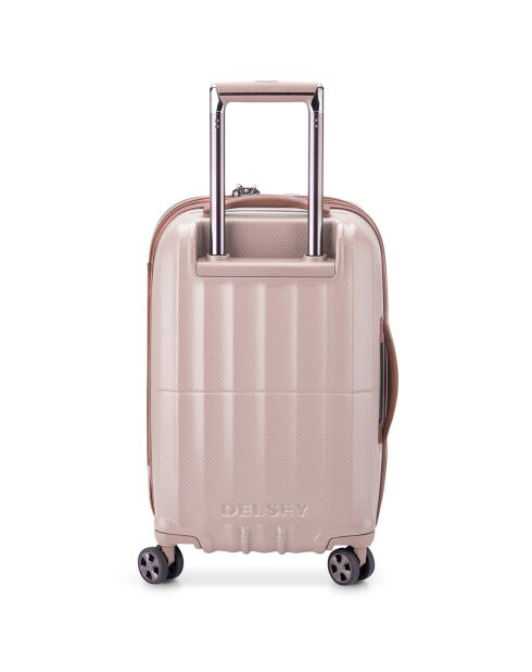 Valise Cabine extensible 4 roues doubles St Tropez 55 cm rose