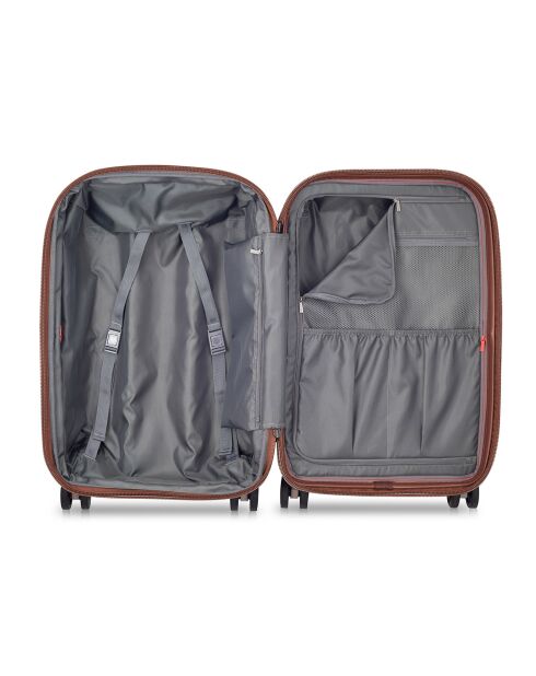 Valise Cabine extensible 4 roues doubles St Tropez 55 cm rose