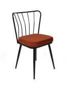2 Chaises Yildiz tuile/noir - 43x82x42 cm