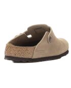 Beige leren klompen Boston