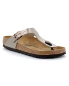 Tongs en Cuir Gizeh taupe
