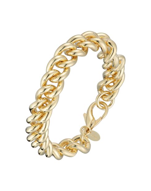Pulsera de latón dorado