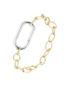 Bracelet en Argent & Laiton doré