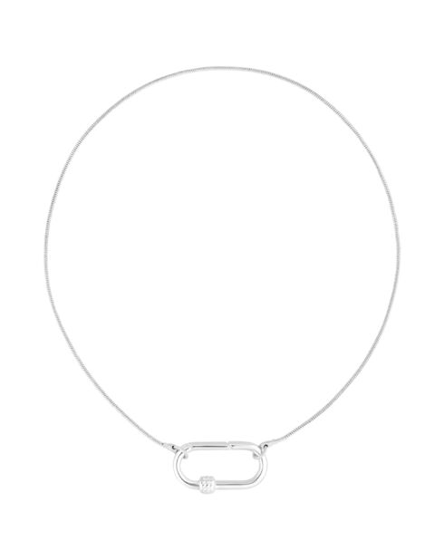 Collier en Argent & Oxydes blancs