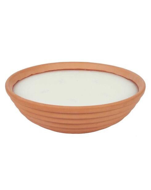 Bougie parfumée à la citronnelle marron - 1 mèche