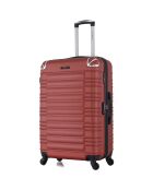 Lima Langstreckenkoffer mit 4 Rädern und Einrad, 75 cm, terrakottarot