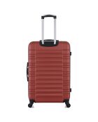 Lima Langstreckenkoffer mit 4 Rädern und Einrad, 75 cm, terrakottarot