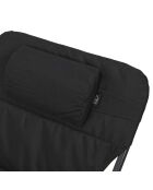 Transat pliant Corfou noir - 93x56 cm