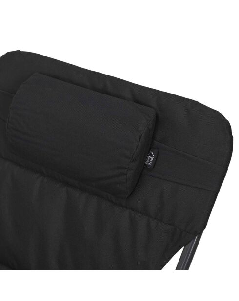 Transat pliant Corfou noir - 93x56 cm