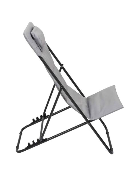 Transat pliant Corfou beige - 93x56 cm
